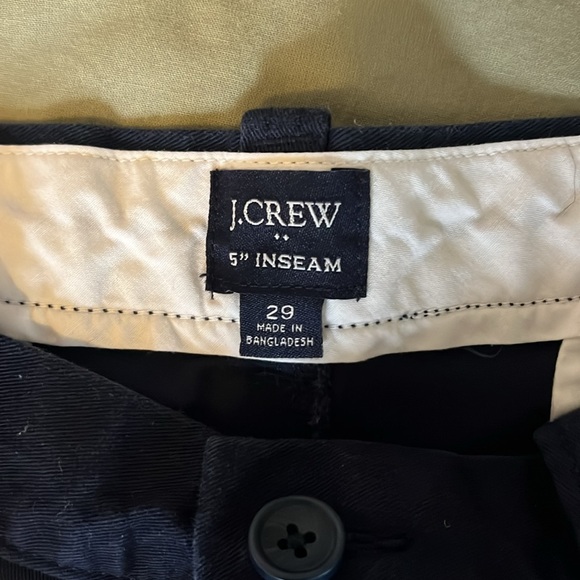 J. Crew Factory navy khaki shorts 5”inseam. Men’s 29. Like new - Picture 2 of 3
